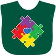 thumbnail image 3 of Inktastic Autism Awareness Month Puzzle Boys or Girls Baby Bib, 3 of 4