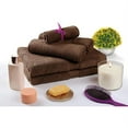 thumbnail image 5 of Beauty Threadz Ultra Soft 8 Piece Towel Set 500 GSM - 100% Pure Cotton, 2 Oversized Bath Towels 27x54, 2 Hand Towels 16x28, 4 Wash Cloths 13x13 - Ideal for Everyday use, Hotel & Spa- Dark Brown, 5 of 7