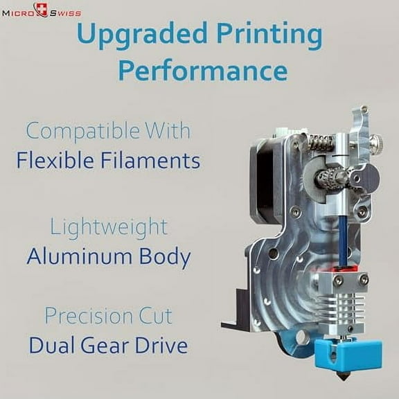 Microswiss Direct Drive Extruder for Creality CR-10 / Ender 3 Printers