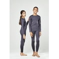 thumbnail image 4 of DEVOPS Boys and Girls Thermal Underwear Long Johns Set with Fleece Lined (Small, Charcoal), 4 of 4