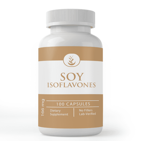 Pure Original Ingredients Soy Isoflavones, 100 Capsules Always Pure, No Additives or Fillers, Lab Verified