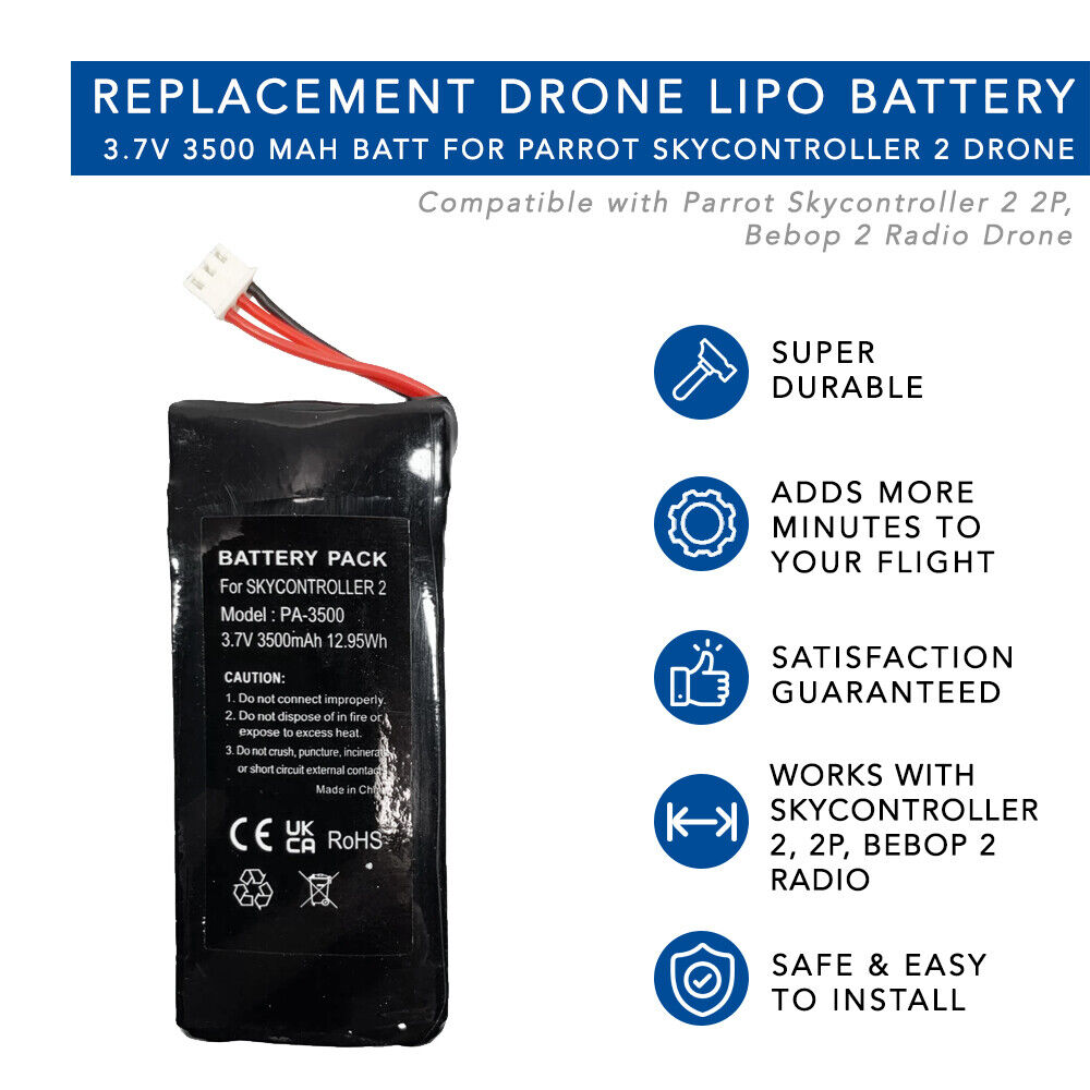 parrot skycontroller battery