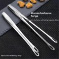 thumbnail image 4 of Korean Barbecue Tongs Stainless Steel Barbecue Tongs Buffet Food Tongs Kitchen Anti-Scalding Bread T, 4 of 5