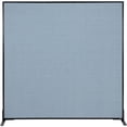 thumbnail image 7 of 48-1/4"W x 42"H Freestanding Office Partition Panel, Blue, 7 of 7