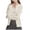 Beige, variant on Lightweight Sweater Cardigan for Women Knitted Crew Neck Long Sleeve Button Down Coat Trendy Casual Comfy Clothes (XL, Yellow)