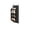 Black, variant on Over the Door Shoe Organizer Hanging 4 Tier Foldable Storage Rack, over the Door Shoe Storage, Narrow Door Shoe Holder for Dorm Bedroom, Back to School Dorm, 36x11.8 Inch Beige