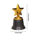 thumbnail image 2 of Trofeo Estrella, premio de plástico dorado, premios escolares para niños, 2 of 4