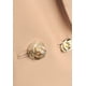 thumbnail image 3 of Saco corto cruzado doble botón Beige, 3 of 3