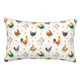 thumbnail image 1 of Fotbe Funny Chicken Funda de Almohada Decorativa Estilo Occidental, Lujo en Algodón, Fundas para Almohadas King, Cojín Estampado para Decoración del Hogar-16"x24", 1 of 6