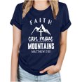 thumbnail image 1 of Blouses pour Femmes Hauts Imprimés Manches Courtes Blouse Col Rond T-Shirt Hauts, 1 of 1
