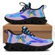 thumbnail image 1 of Zapatos planos con cordones y estampado de Santa Lucía para mujer, de verano, de malla transpirable, personalizados, nacionales, para pisos ligeros., 1 of 6