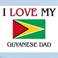 thumbnail image 2 of CafePress - I Love My Guyanese Dad Infant Bodysuit - Baby Light Bodysuit, Size Newborn - 24 Months, 2 of 4