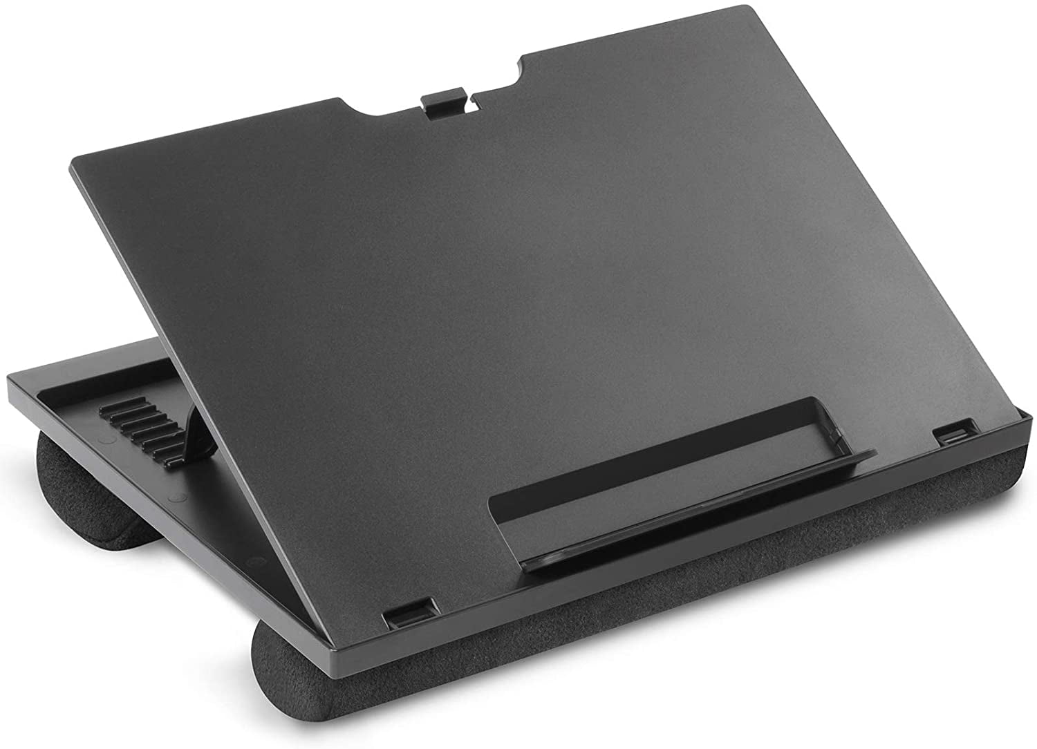 Adjustable Lap Desk with 8 Adjustable Angles and Dual Cushions Portable