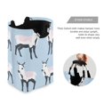 thumbnail image 3 of Cute Reindeer Foldable Laundry Hamper 12.6x11x22.7in with Handles for Bathroom Bedroom Storage, 3 of 7