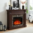 thumbnail image 6 of Newboti Only Mantel (NOT INCLUDED 23" FIREPLACE)--Cherry, 45.6"W*11.8"D*40"H 164717744996867, 6 of 14