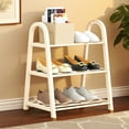 thumbnail image 3 of 3 Tier Shoe Rack, Durable Shoe Rack, Doorway Shoe Organizer, Dustproof Storage Shoe Rack,Narrow Shoe Rack Organizer, No Installation Entrance Shoe Rack for Front Door Entrance, 3 of 5