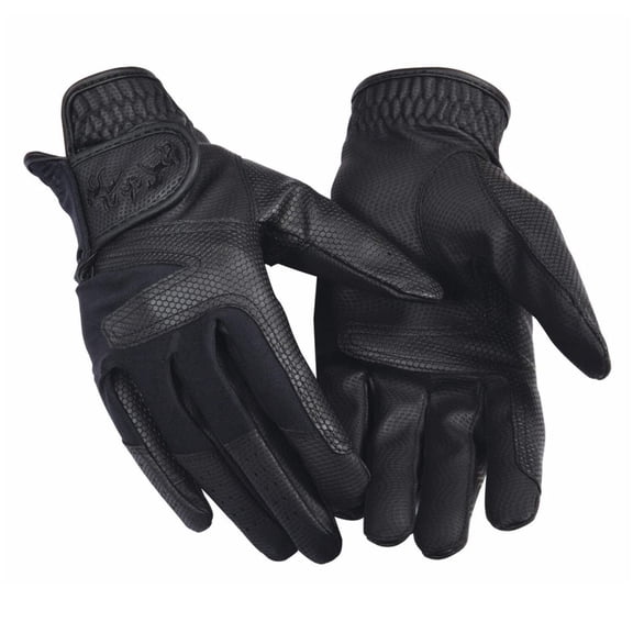 Equine Couture Ladies Stretch Show Riding Gloves - S Black