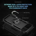 thumbnail image 4 of Allytechgroup Case for Google Pixel 10 /10 Pro, Military Grade Protection Shockproof Cover with Metal Rotatable Ring Stand, Magnetic Car Mount Holder Case for Google Pixel 10 /10 Pro, Silver, 4 of 6