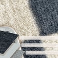 thumbnail image 6 of BERTHMEER 5'x8' Shag Area Rugs for Living Room Bedroom Dorm Office Laundry Modern Checkered Contemporary Plush Soft Carpets Indoor Fuzzy Fluffy Washable Rugs, Navy Blue, 6 of 8