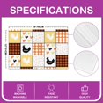 thumbnail image 2 of Erosebridal Rooster Patchwork Placemats Set of 4 , Farm Animal Plaid Table Mats for Dining Table Set of 4, 2 of 4