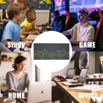 thumbnail image 2 of Mountain Line Art Large Gaming Mouse Pad,Waterproof Desk Mat for Desktop,Non-Slip Rubber Base Mousepad with Stitched Edges for Laptop Office and Home 35.4X15.7 Inch, 2 of 7