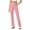 Pink, variant on PWPSG Women's High Waist Crossover Slim Fit Flare Athletic Pants, High Stretch Yoga Trousers for Workout, Fitness & Active Lifestyle Gray M