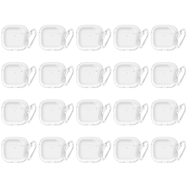 Funda Protectora Transparente Con Mosquetón TPU Cover para Apple Airpods 4 (2024)