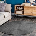 thumbnail image 2 of nuLOOM Wynn Braided Indoor/Outdoor Area Rug, 4' x 6' Oval, Charcoal, 2 of 4