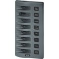 thumbnail image 2 of 4309 Blue Sea 4309 WeatherDeck® 12V DC Waterproof Switch Panel - 8 Position, 2 of 2