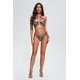 thumbnail image 3 of Bikini bellabarnetten Lazer con estampado de leopardo para mujer, nylon/spandex, 3 of 10