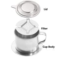 thumbnail image 3 of Coffee Filter Traditional Vietnamese Coffee Pot Coffee Brewing Tool Portable Pot Drip Pot Free Filter Paper Coffee Pot B, 3 of 10
