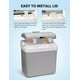 thumbnail image 4 of Astroai Enfriador Eléctrico De 24 Litros 12v Cc Eléctrico Cooler Portátil Eléctrico Hielera Camping Hielera Portátil Neveras Portátiles Mini Refrigerador Freezer Gris Para Autos Enchufe Dc, 4 of 6