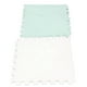 thumbnail image 4 of 10pcs Plush Foam Interlocking Floor Mat Soft Anti Slip Cuttable Color Block Thickened Foam Tiles Area Carpet Mint Green White, 4 of 4