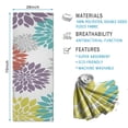 thumbnail image 2 of Yellow Floral and Petal Pattern Hot Yoga Mat Towel Non Slip for Hot Yoga - Quick-Drying Yoga Mat Cover with 4 Corner Pockets with Travel Bag - Hot Yoga Towel Non Slip 74"x26", 2 of 6