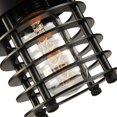 thumbnail image 4 of 2 Pack Single Head Iron Bar Restaurant Bedroom Staircase Industrial Circle Chandelier, Bulbs Included, 4 of 5