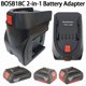 thumbnail image 2 of Para Uso de Bos*ch 2 Packs Batería Li-ion GBA de 18V BOSB18C Adaptador 2 en 1 Convertido a para Batería de la Serie Bos*ch PBA Herramienta Eléctrica Inalámbrica, 2 of 7
