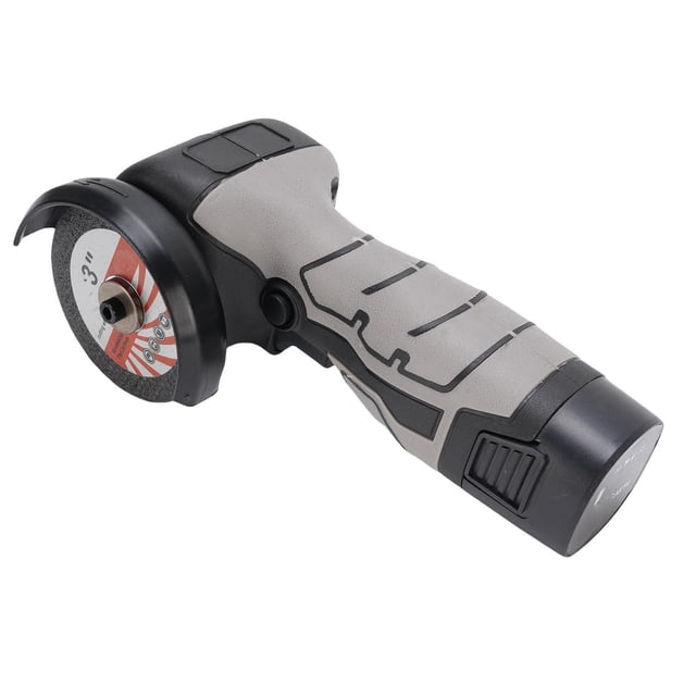 Juego De Amoladora Angular Inalámbrica, 28000 RPM Funciona A Batería Portátil Herramienta Eléctrica De Esmeril Angular Con 2 Baterías 1800mAh Y 7 Discos De Corte Para Pulir