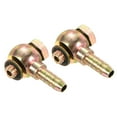 thumbnail image 1 of Unique Bargains 6mm Barb M6x1 Male Thread Hose Pipe Fitting Elbow Carbon Steel Adapter 2 Pack, 1 of 5