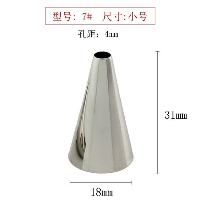 Circular hole writing and edging stainless steel piping nozzle