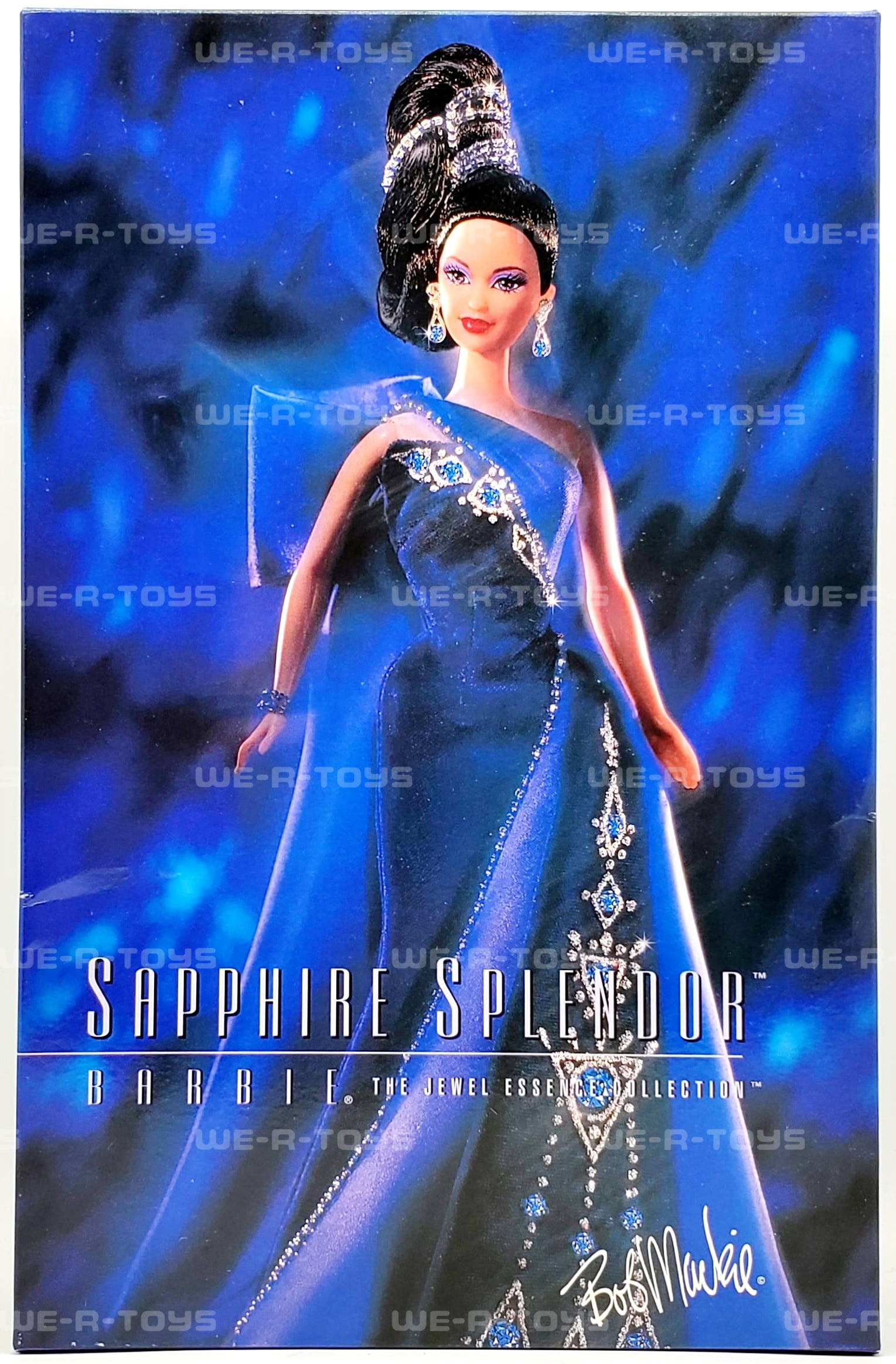 Sapphire Splendor Barbie Doll The Jewel Essence Collection Bob Mackie 15523