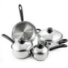 Mcsunley 7-Piece Basic Stainless Steel Cookware Set