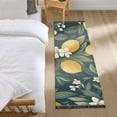 thumbnail image 3 of Yayeee Runner Rug for Bedroom 2'x6' Machine Washable Hallway Non Slip Mat, Floral Lemons, 3 of 8
