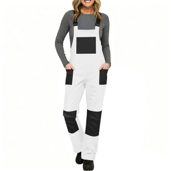 Perfectbot Women's Waterproof Ski Bib Overalls - Insulated Windproof Snowboard Pants with Adjustable Straps