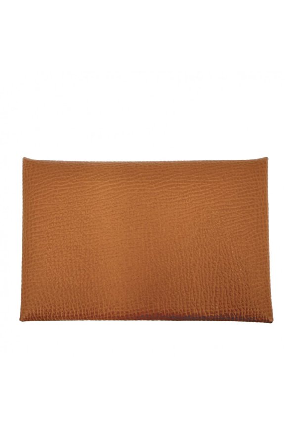 Pre-Owned Hermes Calvi Men's Card Holder/Card Case, Wallet/Coin Purse, Holder, Coin...