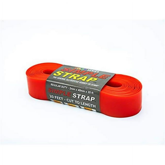 Simple Strap CS-SS1-RED 2 mm Rég Duty, Rouge