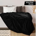 thumbnail image 2 of Cama polar Blanket Utopia, tamaño king, color negro, 300 g/m², microfibra, 2 of 9