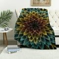 thumbnail image 4 of Creowell Flower Durable Soft Flannel Blanket - Allergy Machine Washable 40*50in, 4 of 7