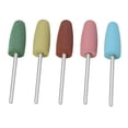 thumbnail image 3 of 5Pcs/Set Rubber Silicone Drill Bit Multicolor Drill Bits Milling Cutter for Manicure Nail Buffer Polisher Grinder Tool, 3 of 9