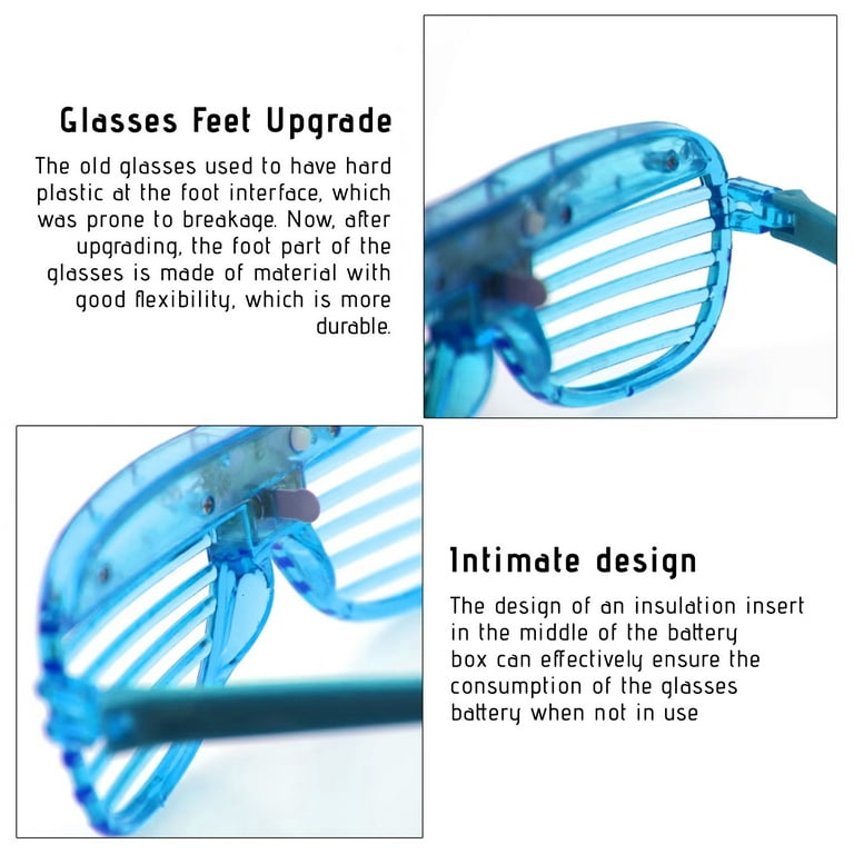 Flashing shutter shades deals