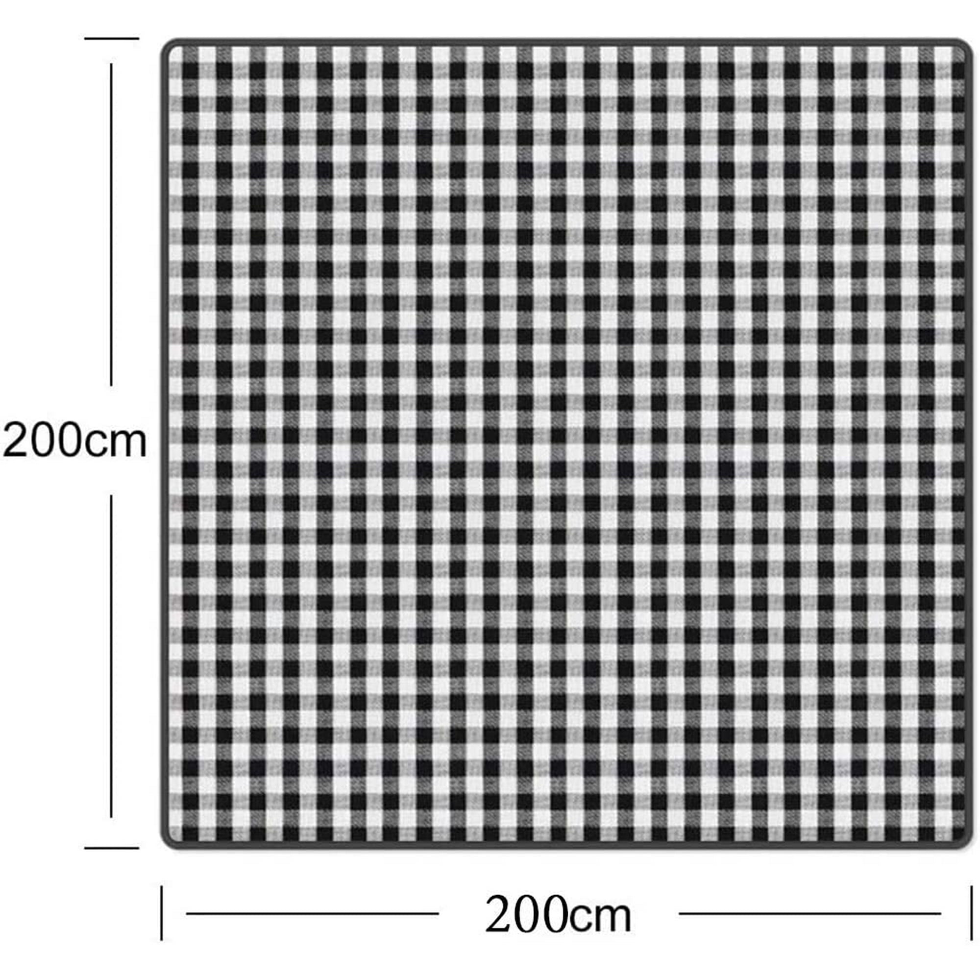 Picnic Blanket Waterproof 200 X 200 Cm Outdoor Camping Blanket Beach Blanket Waterproof Outdoor Blanket Fleece Sand Free for Ground Sheet Pocket